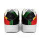 Women's Red Yellow Green and Black Stars Pattern All Over Print Urban Peak High Top Shoes