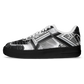 Women' Monochrome Gothic Kaleidoscope Pattern All Over Print Core Low Shoes