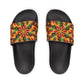 Women's Kente Pattern Removable Strap Casual Beach Slides