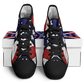 Women's Patriotic Star Flag Polo Shirt Urban Peak High Top Shoes
