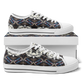 Women's Bold Geometric Pattern All-Over Print Urban Peak Low Shoes
