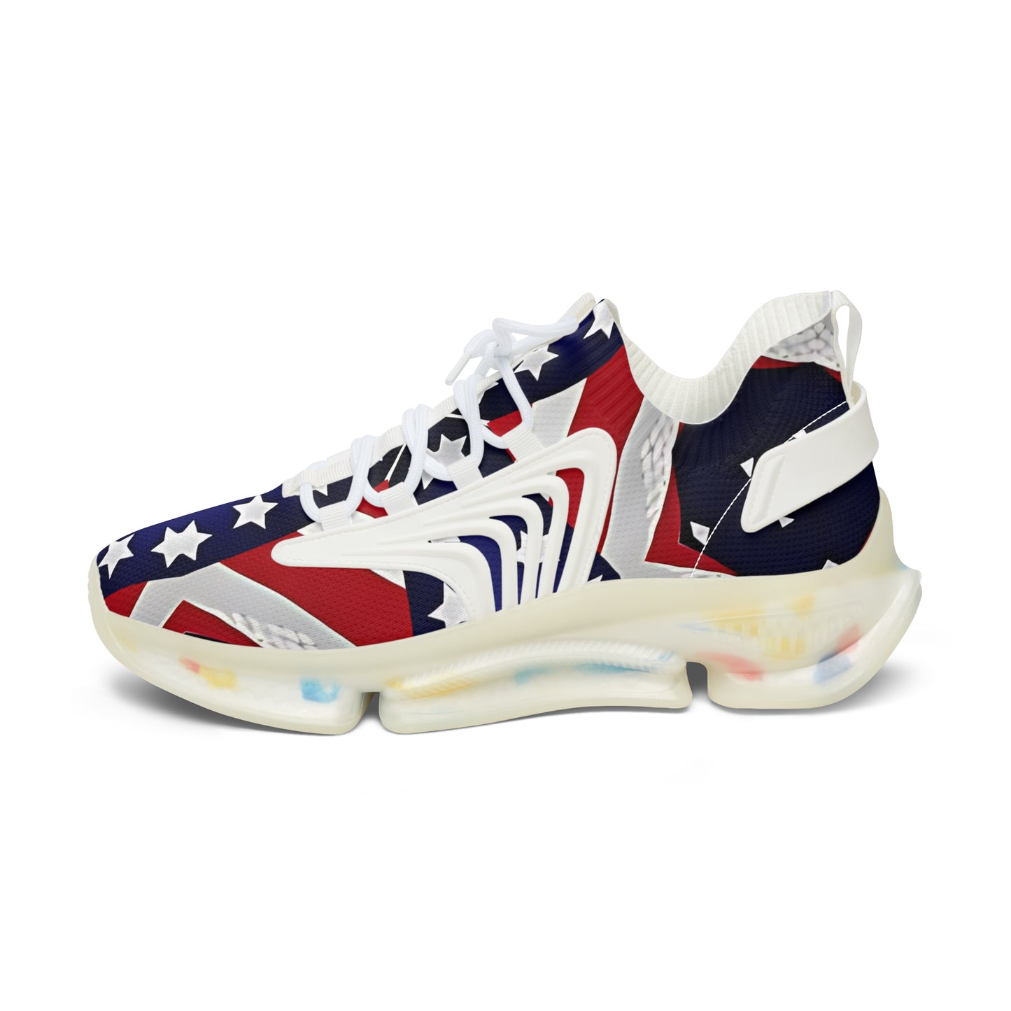 Women's Patriotic Star Flag Sneakers