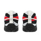 Men's Abstract Red, White & Black Pattern All-Over Print Outdoor Training Shoes
