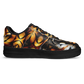 Women's Golden & Black Kaleidoscope Pattern All-Over Print Core Low Shoes