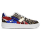 Men's Patriotic Star Kaleidoscope Pattern All-Over Print Core Low Shoes