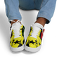 Men's Red Yellow Green and Black Stars Pattern All Over Print Urban Peak High Top Shoes