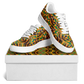 Men's Vibrant African Kente Geometric Pattern All-Over Print Core Low Shoes