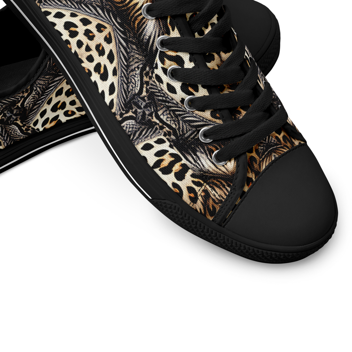 Women's Kaleidoscope Leopard Pattern All-Over Print Urban Peak Low Shoes