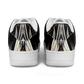 Women's Monochrome Geometric Kaleidoscope Pattern All Over Print Core Low Shoes
