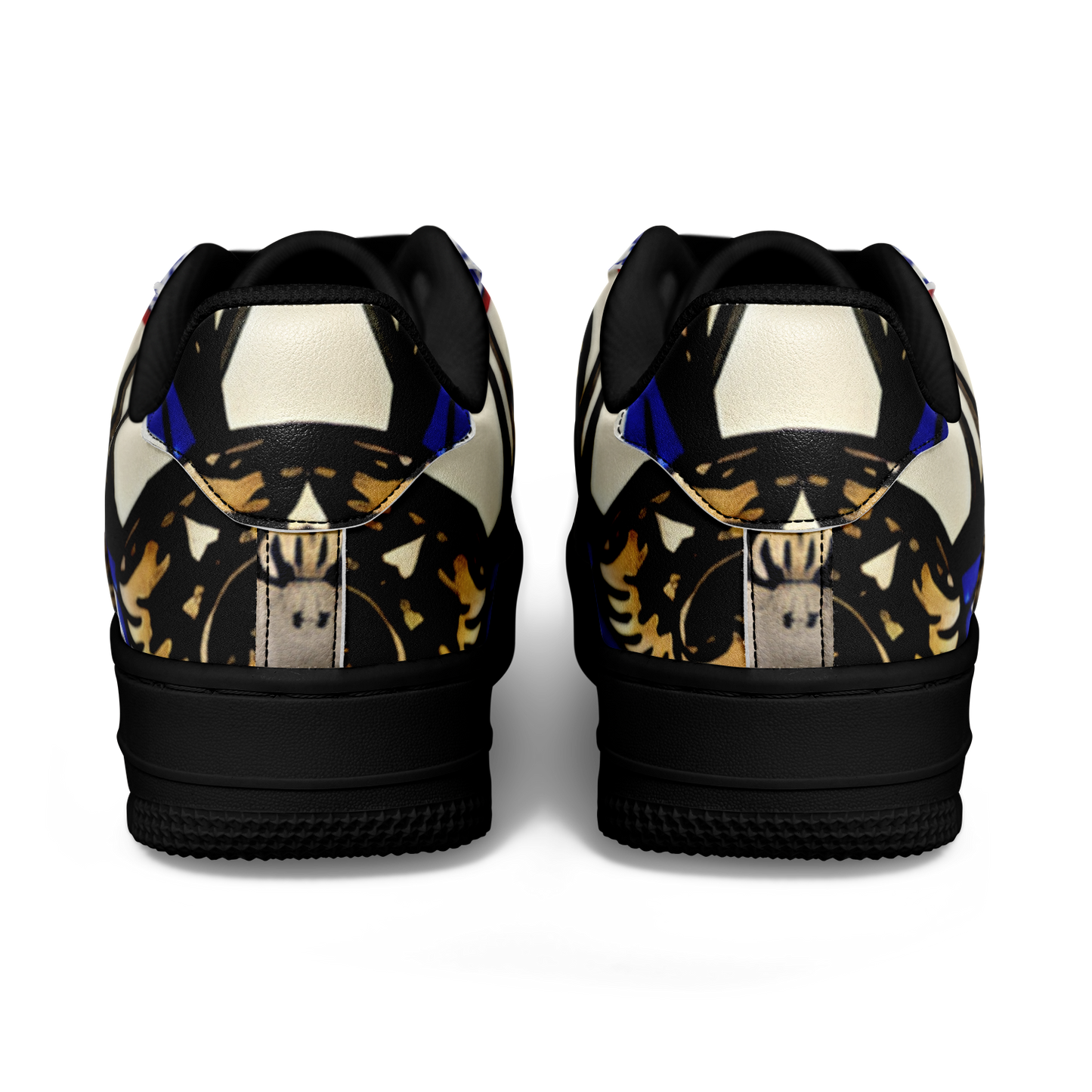 Women's Kaleidoscope Star Pattern All-Over Print Core Low Shoes