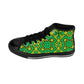 Women's Kaleidoscope Green & Yellow High-Top Sneakers