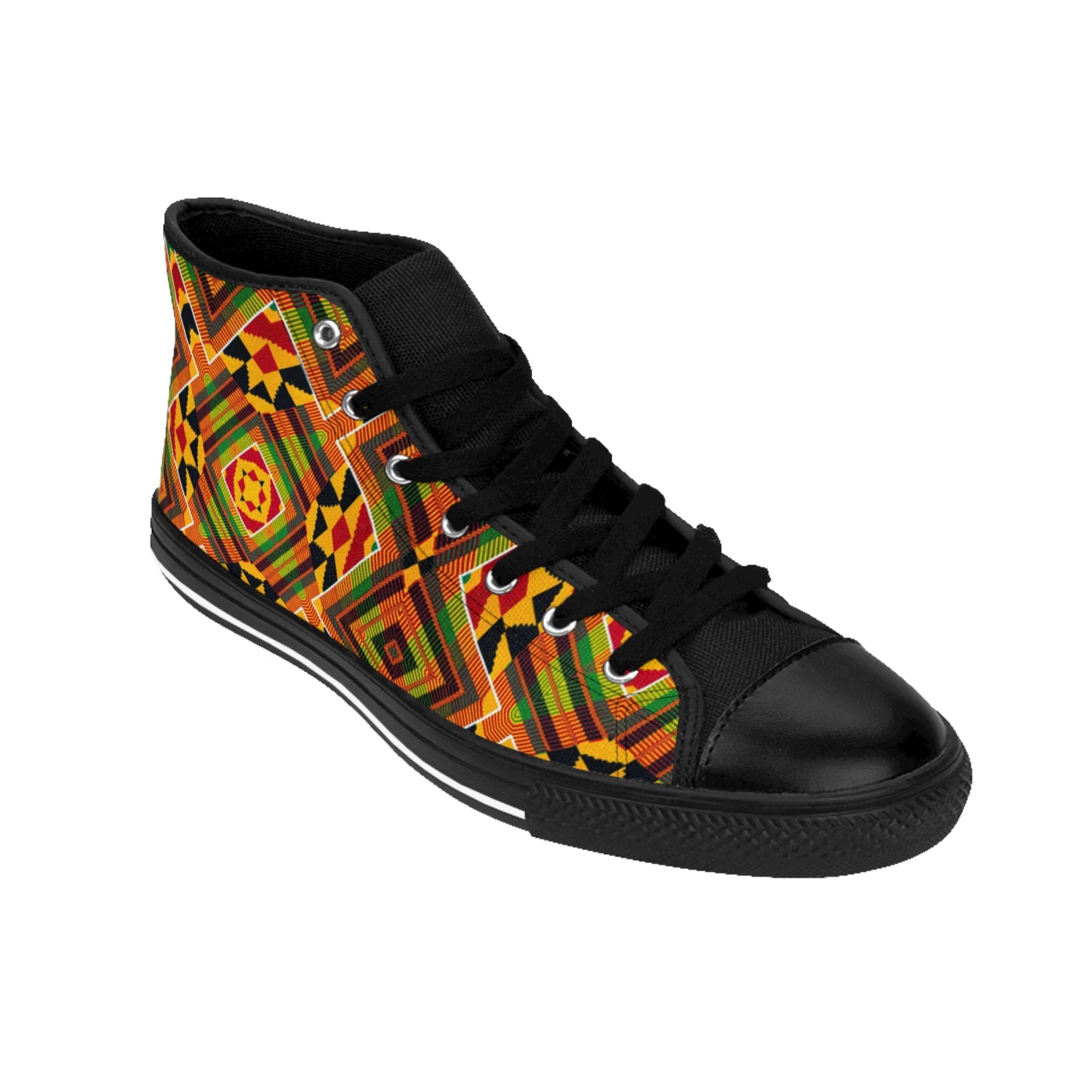 Men's Colorful Tribal High-Top Sneakers