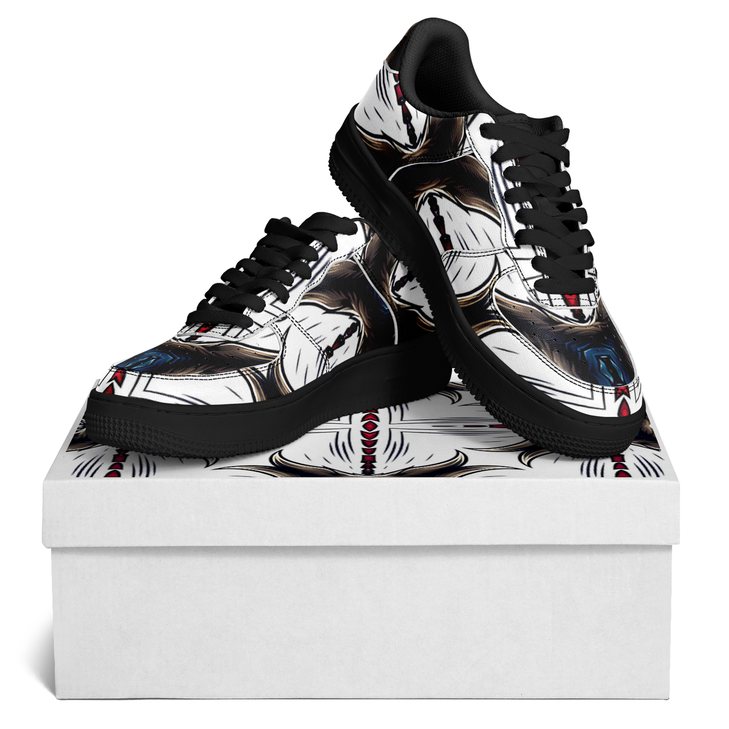Women's Abstract Symmetry Pattern Core Low Shoes