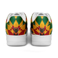 Men's Vibrant African Kente Geometric Pattern All-Over Print  Core Low Shoes