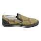 Men's Kaleidoscope Geo Pattern Unusual Slip-on Canvas Shoes