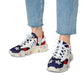 Women's Patriotic Stars Mesh Sneakers