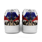 Men's Patriotic Star Kaleidoscope Pattern All-Over Print Core Low Shoes