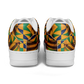 Women's Vibrant African Kente Geometric Pattern All-Over Print Core Low Shoes