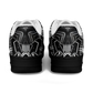 Men' Monochrome Gothic Kaleidoscope Pattern All Over Print Core Low Shoes
