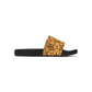 Men's Golden Kaleidoscope Design Slide Sandals