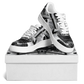 Women' Monochrome Gothic Kaleidoscope Pattern All Over Print Core Low Shoes