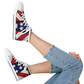 Women's Patriotic Star Flag Urban Peak High Top Shoes