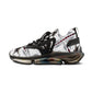 Men's Mesh Abstract Symmetry Pattern Athletic Sneakers