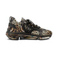 Men's Leopard Pattern All Over Print Mesh Fashion Sneakers
