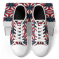 Women's Red, White & Blue Geometric Star Pattern All-Over Print Urban Peak Low Shoes