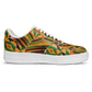 Men's Bold African Kente Inspired Pattern All-Over Print Core Low Shoes