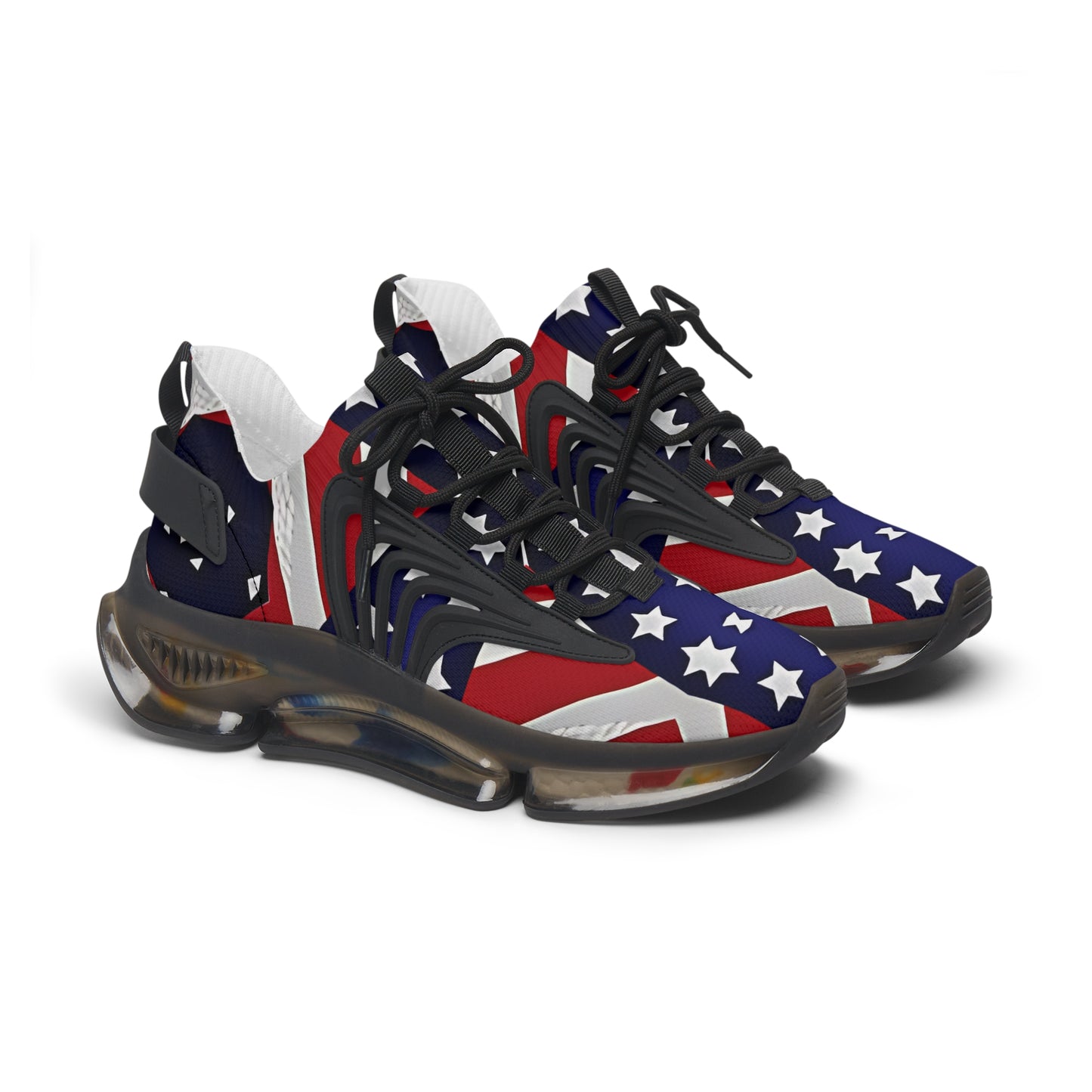 Women's Patriotic Star Flag Sneakers