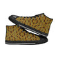 Women's Bold African Kente Inspired Pattern All-Over Print  High Top Canvas Shoes