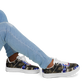 Men's Patriotic Kaleidoscope Pattern All-Over Print Core Low Shoes