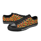 Men's Vibrant African Kente Geometric Pattern All-Over Print Low Top Canvas Shoes