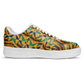 Women's Vibrant African Kente Geometric Pattern All-Over Print Core Low Shoes