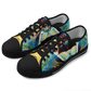 Women's Abstract Teal & Gold Pattern All Over Print Urban Peak Low Shoes