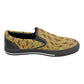 Women's Bold African Kente Inspired Pattern Slip-on Canvas Shoes