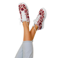 Women's Red Geometric Kaleidoscope Core Low Shoes