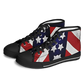 Women's Patriotic Star Flag Polo Shirt Urban Peak High Top Shoes