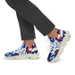 Men's American Flag Stars & Stripes Pattern All Over Print Mesh Sneakers