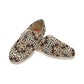 Women's Leopard Trendy Geometric Pattern All-Over Print Classic Canvas Slip-On