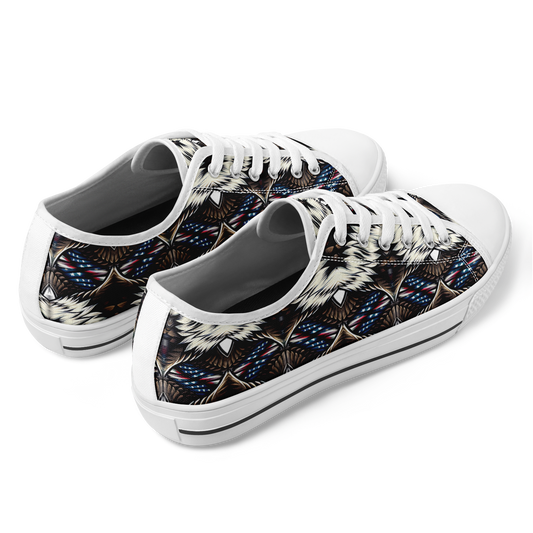Men's Bold Geometric Pattern All-Over Print Urban Peak Low Shoes
