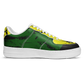 Women's Red Yellow Green and Black Stars Pattern All Over Print Urban Peak High Top Shoes