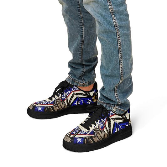 Women's Kaleidoscope Star Pattern All-Over Print Core Low Shoes