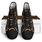 Men's Geometric Gold & Black Pattern Urban Peak High Top Shoes