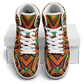 Men's Vibrant African Kente Geometric Pattern All-Over Print Motion High Top Shoes