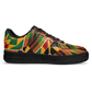 Men's Vibrant African Kente Geometric Pattern All-Over Print  Core Low Shoes
