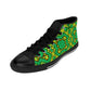 Women's Kaleidoscope Green & Yellow High-Top Sneakers