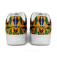 Women's Bold African Kente Inspired Pattern All-Over Print Core Low Shoes