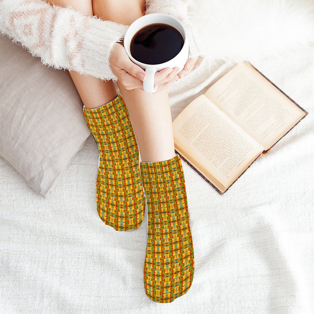 Women's  Custom Unisex Polyester Thick Socks